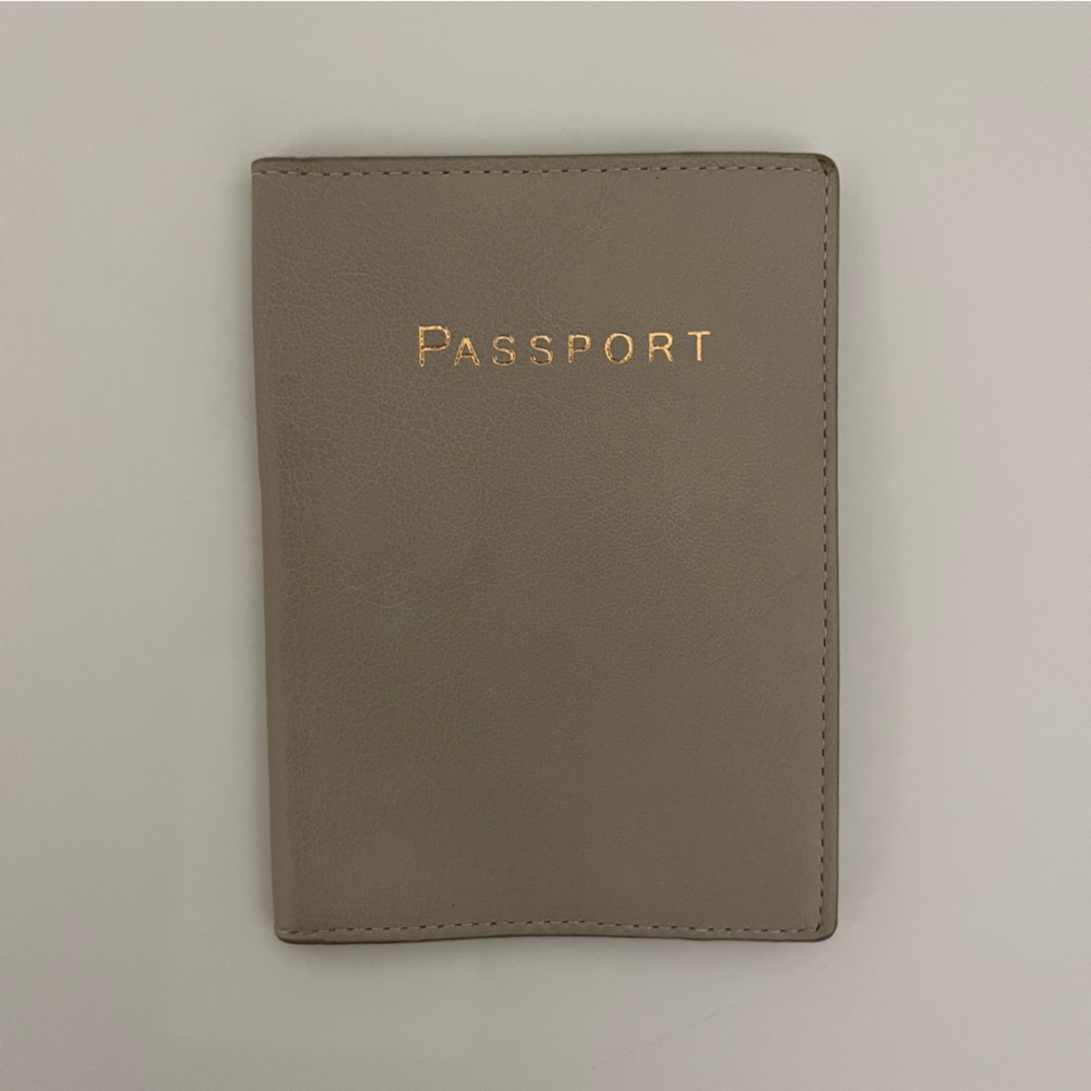 J. Crew Gray Passport Holder